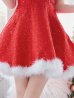 画像7: SALE!【サンタコス 4点セット】【S-XLサイズ/1カラー】ショートフリルスリーブ/ ツイードフレアサンタ[YMT]