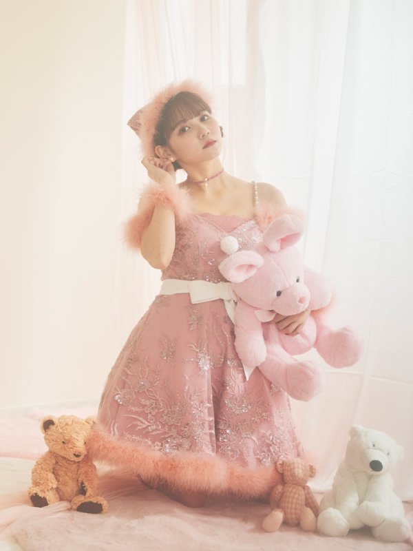 画像4: SALE!ファーショルダー/ スパンコール刺繍フレアサンタ【sugar nine サンタコス 5点セット】【S-XLサイズ/2カラー】[OF04]