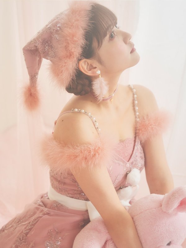 画像5: SALE!ファーショルダー/ スパンコール刺繍フレアサンタ【sugar nine サンタコス 5点セット】【S-XLサイズ/2カラー】[OF04]