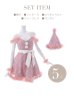 画像16: SALE!ファーショルダー/ スパンコール刺繍フレアサンタ【sugar nine サンタコス 5点セット】【S-XLサイズ/2カラー】[YMT]