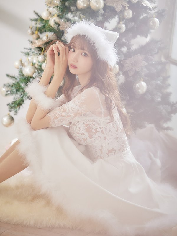 画像9: SALE!刺繍レースフレアサンタ【sugar nine サンタコス 4点セット】【S-Lサイズ/2カラー】[YMT]