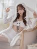 画像1: SALE!フードバニーセクシーセットアップサンタ【sugar nine サンタコス 7点セット】【S-Mサイズ/2カラー】[YMT] (1)