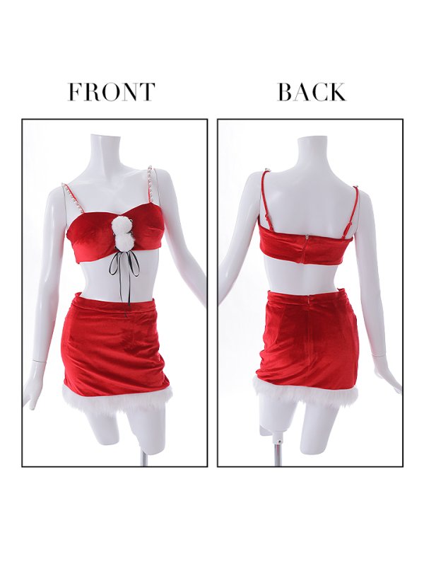 画像24: SALE!フードバニーセクシーセットアップサンタ【sugar nine サンタコス 7点セット】【S-Mサイズ/2カラー】[YMT]