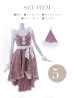 画像13: 【即日発送】総レース/ ファーショルダー/ ショートインロングフレアサンタ【sugar nine サンタコス 5点セット】【S-Lサイズ/2カラー】[YMT]