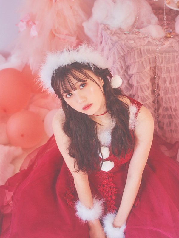 画像16: SALE!ケミカルレースチュールドレスワンピースフレアサンタ【sugar nine サンタコス 4点セット】【S-Lサイズ/1カラー】[YMT]