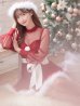 画像1: 【即日発送！】総レースチュールロングスリーブハイネックサンタ【sugar nine サンタコス 4点セット】【XS-XLサイズ/1カラー】[YMT] (1)