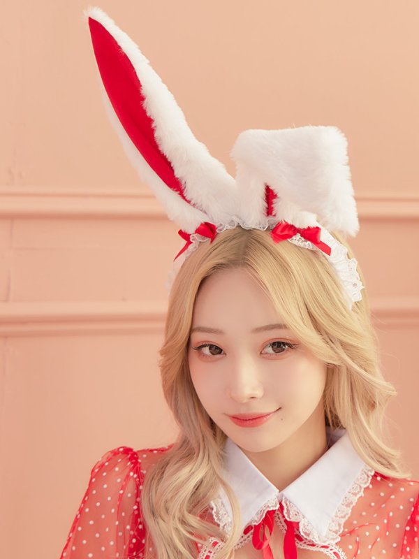 画像9: SALE!ドットチュール/ バニー/ セットアップサンタ（SS088YN-Socks）【sugar nine サンタコス 5点セット】【XS-Lサイズ/1カラー】[YMT]