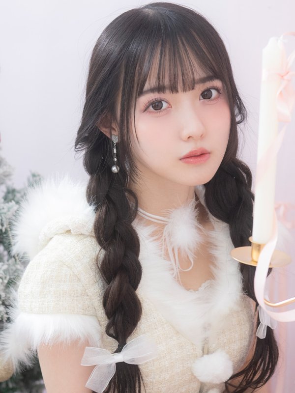 画像12: 【即日発送！】【サンタコス 5点セット】【XS-XLサイズ/2カラー】ツイードチェックバニーサンタコスプレ[OF04]