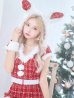 画像29: 【即日発送！】【サンタコス5点セット】【XS-XLサイズ/2カラー】ツイードチェックバニーサンタコスプレ[YMT]