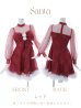 画像33: SALE!【サンタコス 3点セット】【S-XLサイズ/1カラー】チュールスリーブレースリボンサンタコスプレ[YMT]