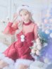 画像24: SALE!【サンタコス 3点セット】【S-XLサイズ/1カラー】チュールスリーブレースリボンサンタコスプレ[YMT]