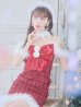 画像11: SALE!【サンタコス 5点セット】【XS-Mサイズ/1カラー】リボンキャミソールタイトツイードサンタコスプレ[YMT]