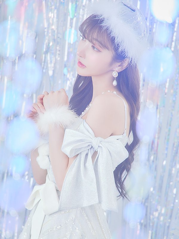 画像10: 【ノベルティ対象】SALE!【サンタコス 5点セット】【S-Lサイズ/1カラー】スパンコールフレアサンタコスプレ[YMT]