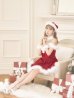画像14: 【即日発送！】【サンタコス 5点セット】【S-XLサイズ/1カラー】リボンキャミソールフレアツイードサンタコスプレ[YMT]