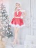 画像11: SALE!【サンタコス 6点セット】【XS-Mサイズ/1カラー】リボンモチーフセットアップフレアサンタコスプレ】[YMT]