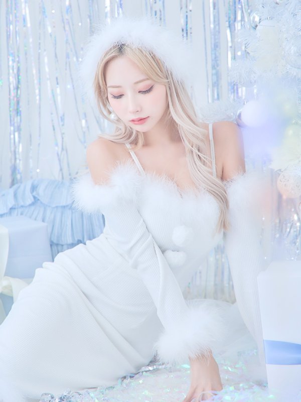 画像32: SALE!【サンタコス 3点セット】【S-Lサイズ/2カラー】ロングスカートサンタコスプレ[YMT]