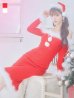 画像1: SALE!【サンタコス 3点セット】【S-Lサイズ/2カラー】ロングスカートサンタコスプレ[YMT] (1)