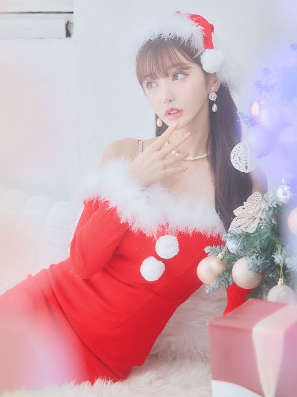 画像11: SALE!【サンタコス 3点セット】【S-Lサイズ/2カラー】ロングスカートサンタコスプレ[YMT]