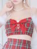 画像16: 【サンタコス7点セット】【XS-Mサイズ/1カラー】セットアップチェックリボンサンタコスプレ[YMT]