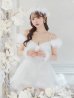 画像44: 【即日発送！】【サンタコス 4点セット】【S-Lサイズ/3カラー】フレアチュールサンタコスプレ[YMT]