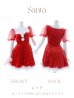 画像18: SALE!【サンタコス 4点セット】【S-Lサイズ/1カラー】ベロアパールフレアスカートサンタコスプレ[YMT]