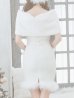 画像18: 【即日発送！】【サンタコス 5点セット】【S-Lサイズ/2カラー】サテンリボンファーサンタコスプレ[YMT]