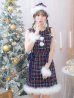 画像2: SALE!【サンタコス 4点セット】【S-Lサイズ/2カラー】サイドリボンツイードサンタコスプレ[YMT] (2)