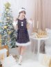 画像10: SALE!【サンタコス 4点セット】【S-Lサイズ/2カラー】サイドリボンツイードサンタコスプレ[YMT]