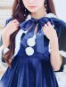 画像9: 【即日発送！】【サンタコス 4点セット】【S-Lサイズ/2カラー】ポンチョ付きフレアサンタコスプレ[YMT]