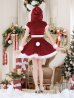 画像9: 【即日発送】【サンタコス 5点セット】【XS-XLサイズ/4カラー】セットアップバニーフレアサンタ[YMT]