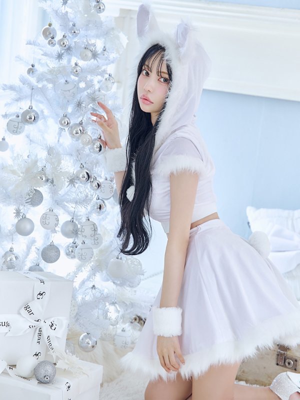 画像32: 【即日発送】【サンタコス 5点セット】【XS-XLサイズ/4カラー】セットアップバニーフレアサンタ[OF03]