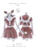 画像38: 【即日発送】【サンタコス 5点セット】【XS-XLサイズ/4カラー】セットアップバニーフレアサンタ[YMT]