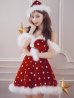 画像3: 【即日発送！】【サンタコス 4点セット】【XS-XLサイズ/1カラー】ビジューショルダーフレアサンタ[YMT]