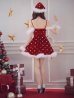 画像5: 【即日発送！】【サンタコス 4点セット】【XS-XLサイズ/1カラー】ビジューショルダーフレアサンタ[YMT]