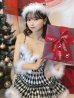 画像3: 【即日発送！】【サンタコス 5点セット】【XS-XLサイズ/2カラー】ギンガムチェックフレアサンタ[YMT]