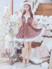 画像23: 【即日発送！】【サンタコス 4点セット】【XS-XLサイズ/2カラー】リボンモチーフパールショルダーフレアサンタ[YMT]