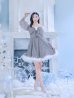 画像31: 【即日発送！】【サンタコス 3点セット】【XS-Lサイズ/2カラー】フロントビッグリボンオフショル袖付きフレアサンタ[YMT]