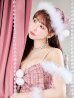 画像17: 【即日発送！】【サンタコス 5点セット】【XS-XLサイズ/2カラー】フロントリボンセットアップツイードサンタ[YMT]