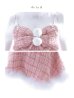 画像22: 【即日発送！】【サンタコス 5点セット】【XS-XLサイズ/2カラー】フロントリボンセットアップツイードサンタ[YMT]