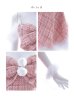画像23: 【即日発送！】【サンタコス 5点セット】【XS-XLサイズ/2カラー】フロントリボンセットアップツイードサンタ[YMT]