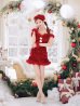 画像7: 【即日発送！】【サンタコス 5点セット】【XS-XLサイズ/3カラー】セットアップフレアミニサンタ[YMT]