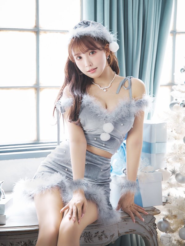 画像12: 【ノベルティ対象】【即日発送！】【サンタコス 5点セット】【XS-XLサイズ/3カラー】セットアップフレアミニサンタ[YMT]