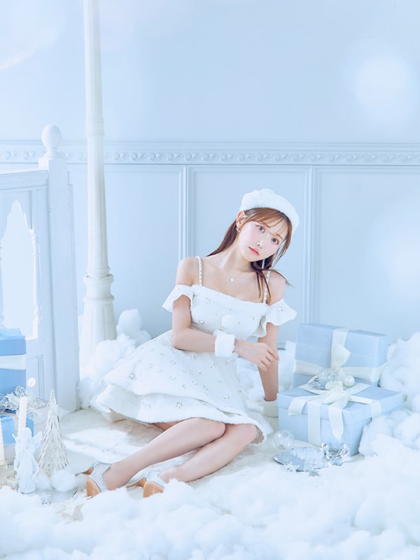 画像21: 【ノベルティ対象】【即日発送！】【サンタコス 5点セット】【XS-XLサイズ/3カラー】ケープ付きフレアサンタコスプレ[YMT]