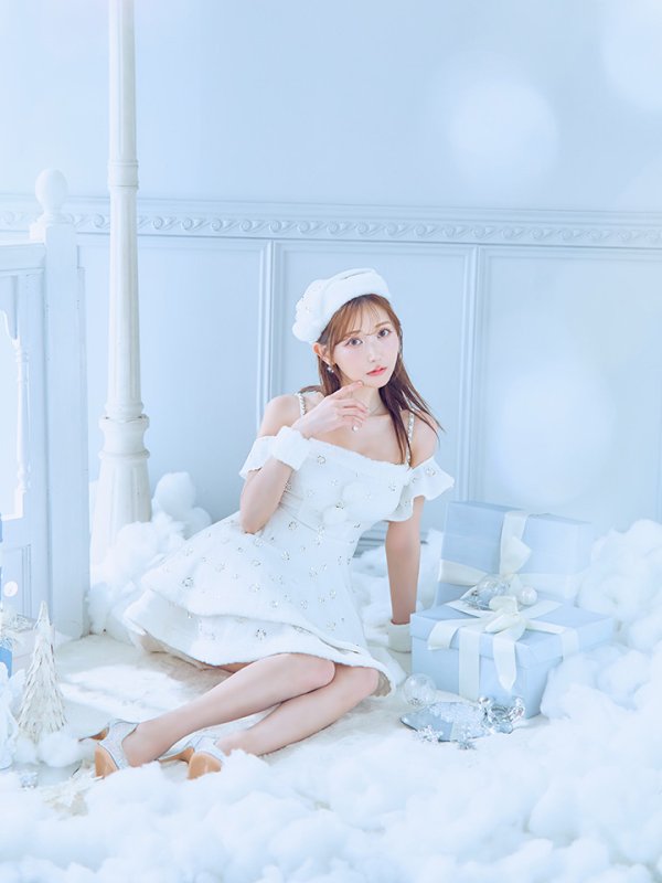 画像22: 【ノベルティ対象】【即日発送！】【サンタコス 5点セット】【XS-XLサイズ/3カラー】ケープ付きフレアサンタコスプレ[YMT]