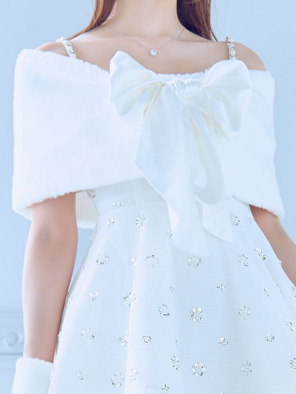 画像8: 【ノベルティ対象】【即日発送！】【サンタコス 5点セット】【XS-XLサイズ/3カラー】ケープ付きフレアサンタコスプレ[YMT]