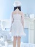 画像27: 【即日発送！】【サンタコス 4点セット】【XS-XLサイズ/1カラー】チュールロングスリーブハイネックサンタ[YMT]
