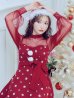 画像38: 【即日発送！】【サンタコス 4点セット】【XS-XLサイズ/1カラー】チュールロングスリーブハイネックサンタ[YMT]