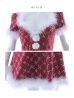 画像12: 【SALE!】【サンタコス 4点セット】【XS-Lサイズ/1カラー】ビジューフレアスカートサンタコスプレ[YMT]