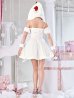 画像5: 【即日発送！】【サンタコス 4点セット】【XS-XLサイズ/1カラー】雪だるまオフショルフレアスカートコスプレ[YMT]