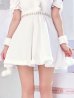 画像7: 【即日発送！】【サンタコス 4点セット】【XS-XLサイズ/1カラー】雪だるまオフショルフレアスカートコスプレ[YMT]